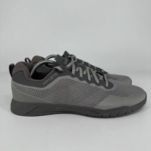 Hylete Shoes Mens 12 Gray Circuit II Cross Training Gym Lifting Lace Up Sneaker
